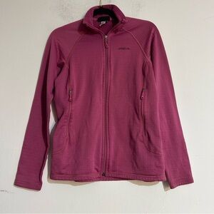 Patagonia Women's R1 Full Zip Jacket Pink Size Medium